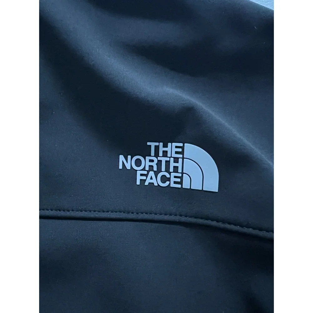 The North Face XXL 2XL Apex Barrier Soft Shell Jacket Black Logo Vons Safeway